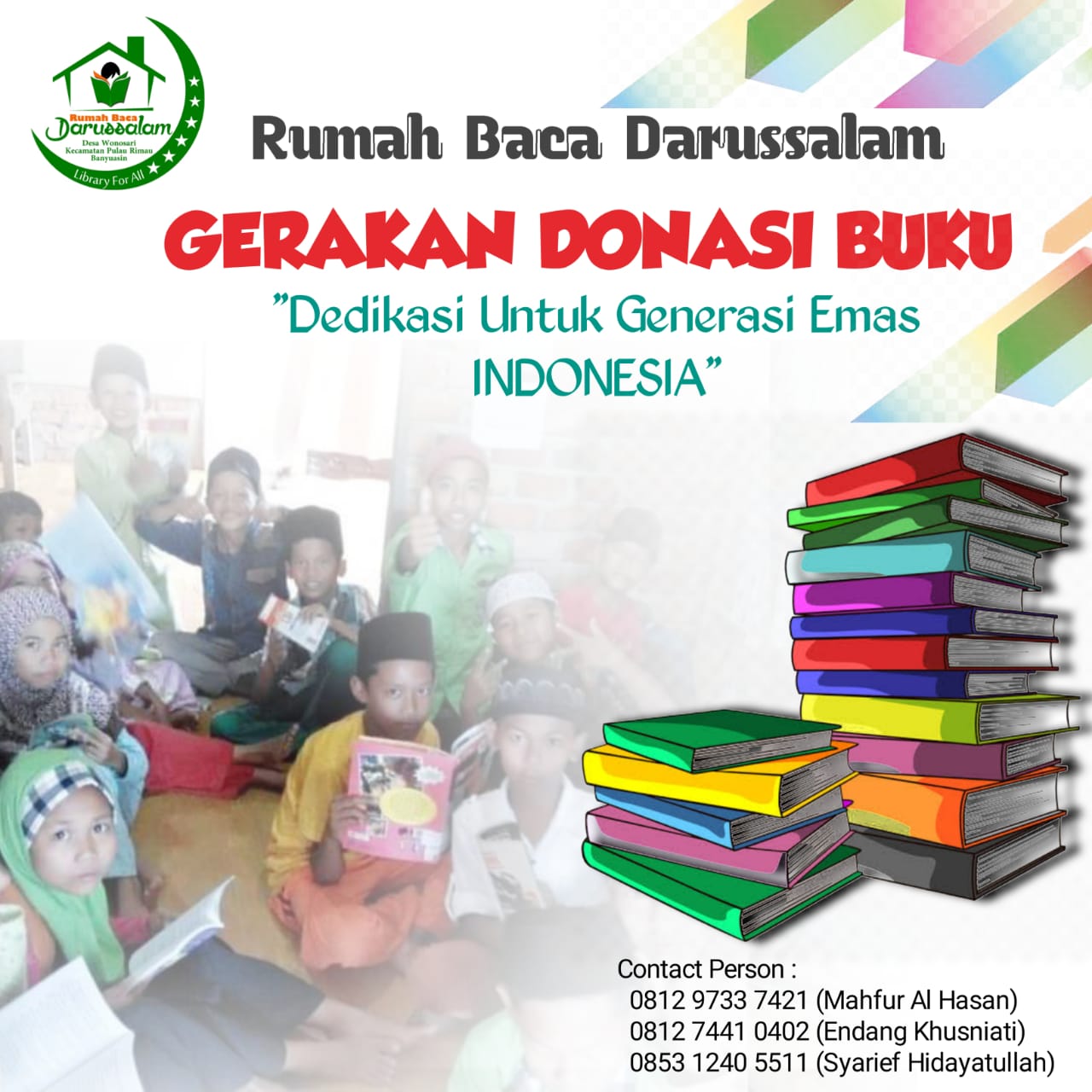 Pengunjung Semakin Banyak, RBD Masih Butuh Bantuan Buku