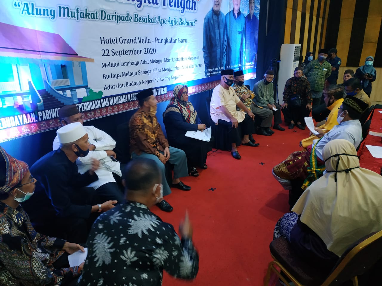 Dinbudparpora Bentuk Lembaga Adat Melayu Bangka Tengah