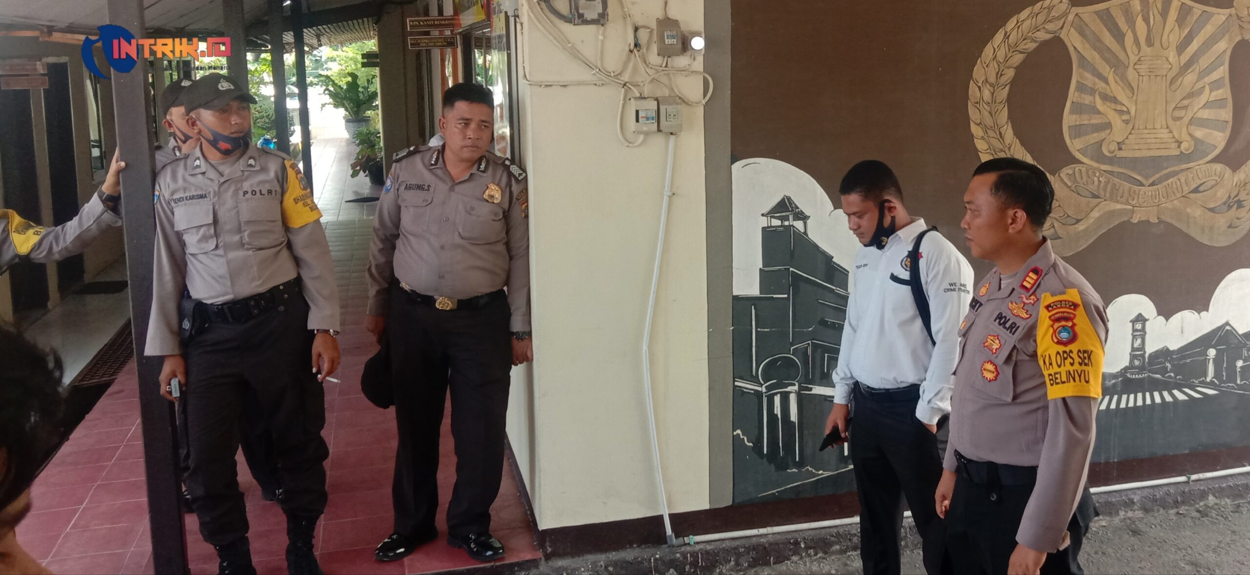 33 Personil Anggota Polsek Belinyu Jalani Tes Urin