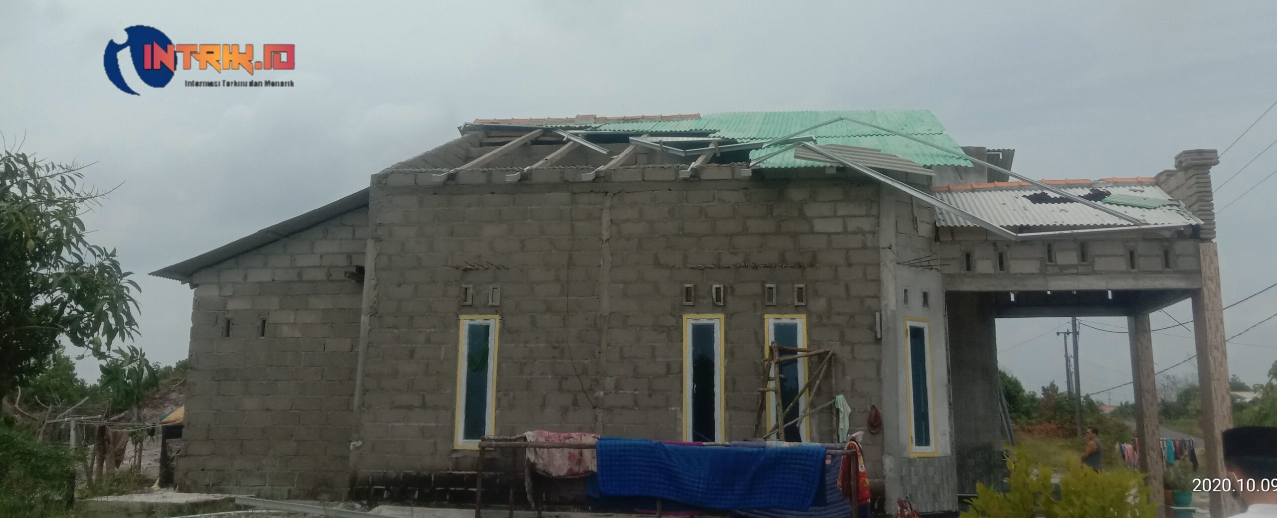 Angin Puting Beliung Hantam Rumah Warga, Begini Respon Pemkab Bangka