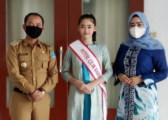 Gadis Cantik Asal Sungailiat Wakili Babel di Ajang Putri Cilik Indonesia 2020