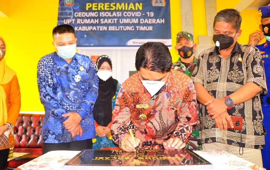 Ruang Isolasi RSUD Beltim Dikhususkan Untuk Pasien Covid-19 Gelaja Sedang Hingga Berat