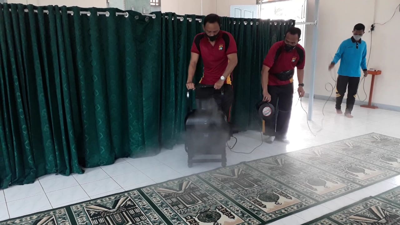Cegah Penyebaran Covid-19, Ini Dilakukan Polsek Kelapa