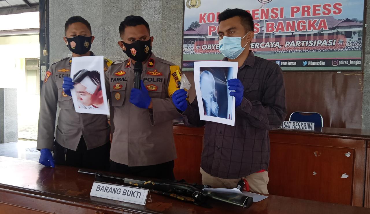 Sesosok Mayat Tergantung di Toilet Mushola Polres Bangka