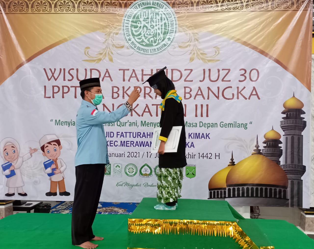68 Santri BKPRMI Bangka Wisuda Tahfidz Juz 30