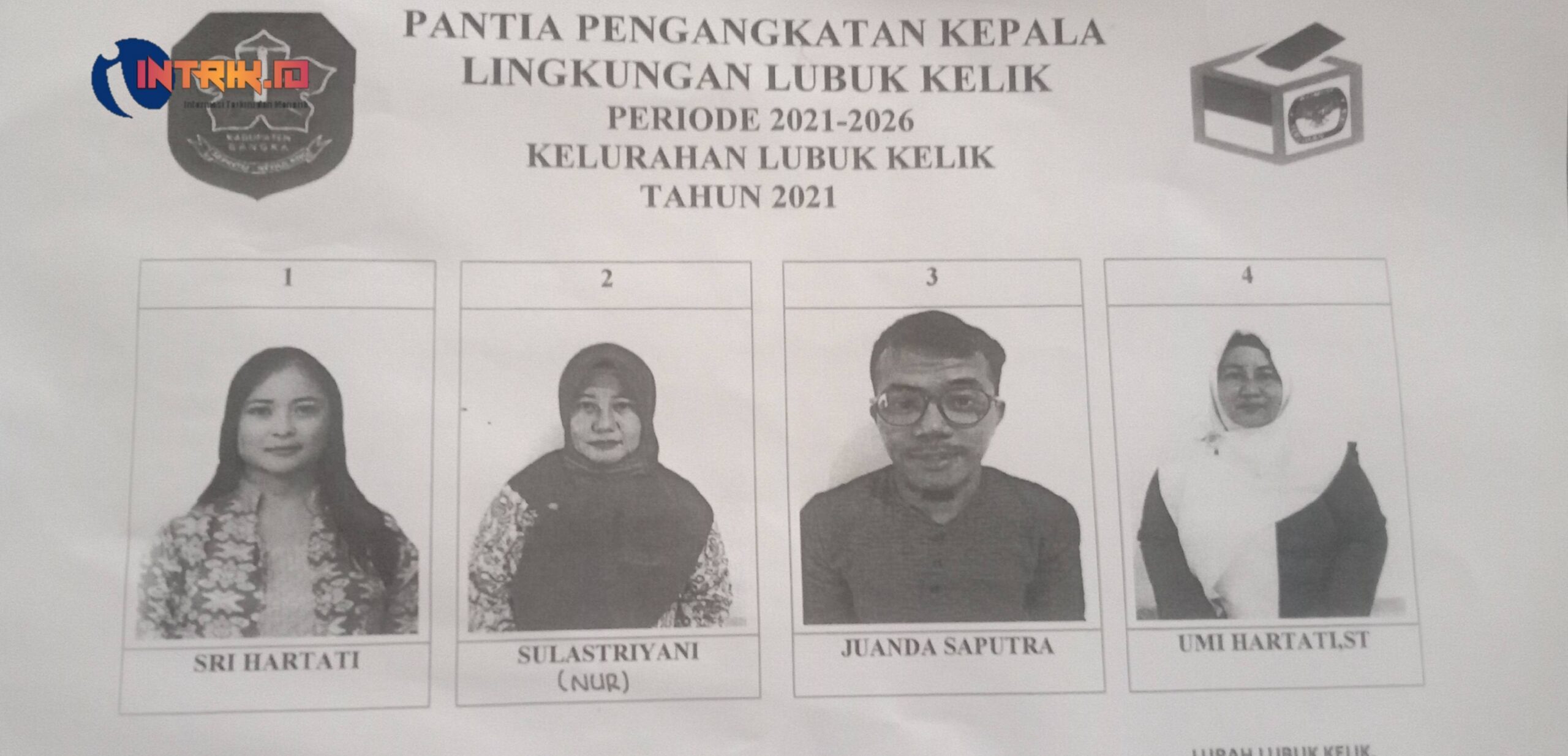 Calon Kepala Lingkungan Lubuk Kelik Didominasi Perempuan
