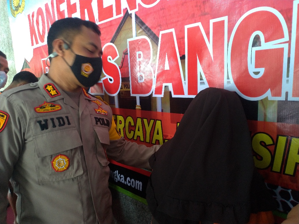 Disuruh Suami, Ibu Muda di Bangka Nekat Jadi Kurir Sabu