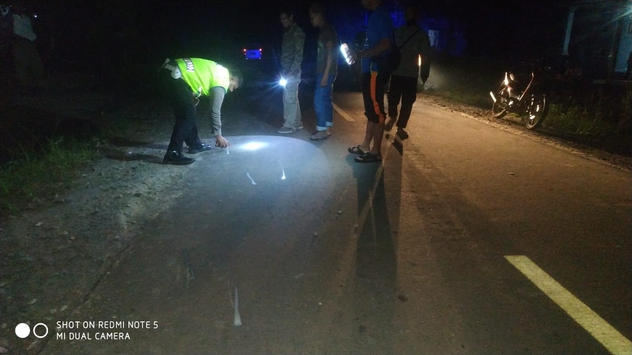 Dipengaruhi Alkohol Dua Pemuda Bermotor, Tabrak Warga Hingga Tewas