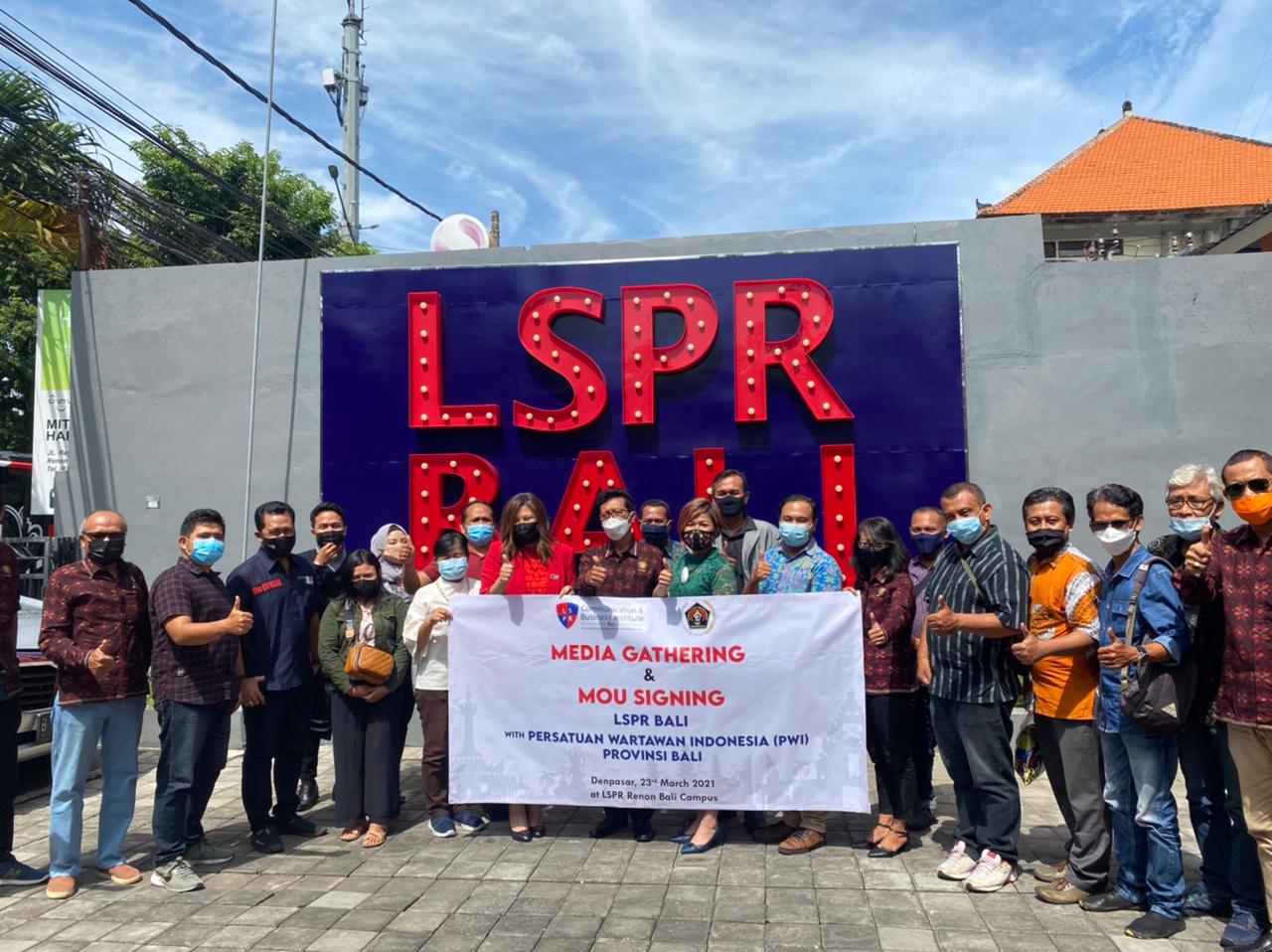 Bersama PWI Bali, LSPR Selenggarakan Media Gathering