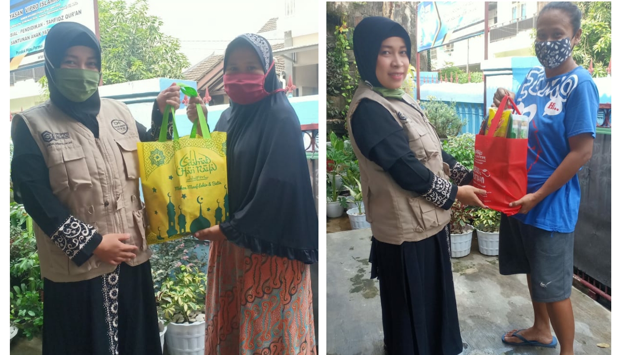 Peduli Sesama, Yayasan Vipro Islamic Center Bagikan Paket Sembako Gratis