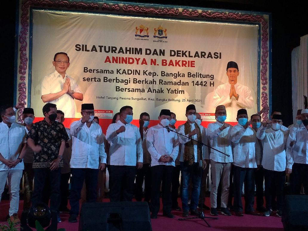Anindya Bakrie Dapat Dukungan dari Babel