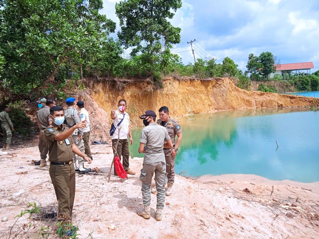 Pastikan Tak Ada Aktivitas Tambang di Kolong Biru, Satpol PP Bangka Turun ke Lapangan