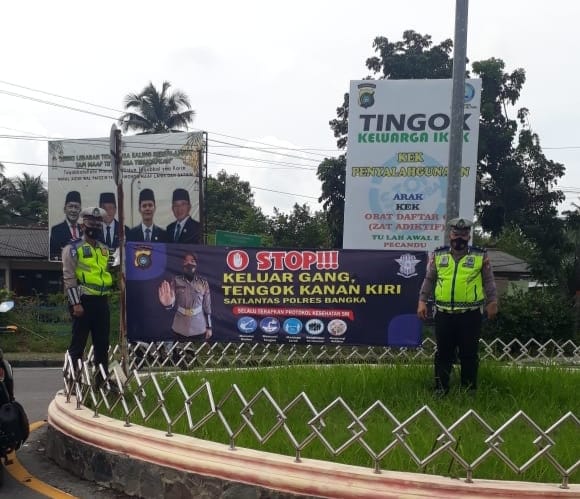 Operasi Ketupat Menumbing 2021 Polres Bangka, Pelanggaran Tilang Meningkat