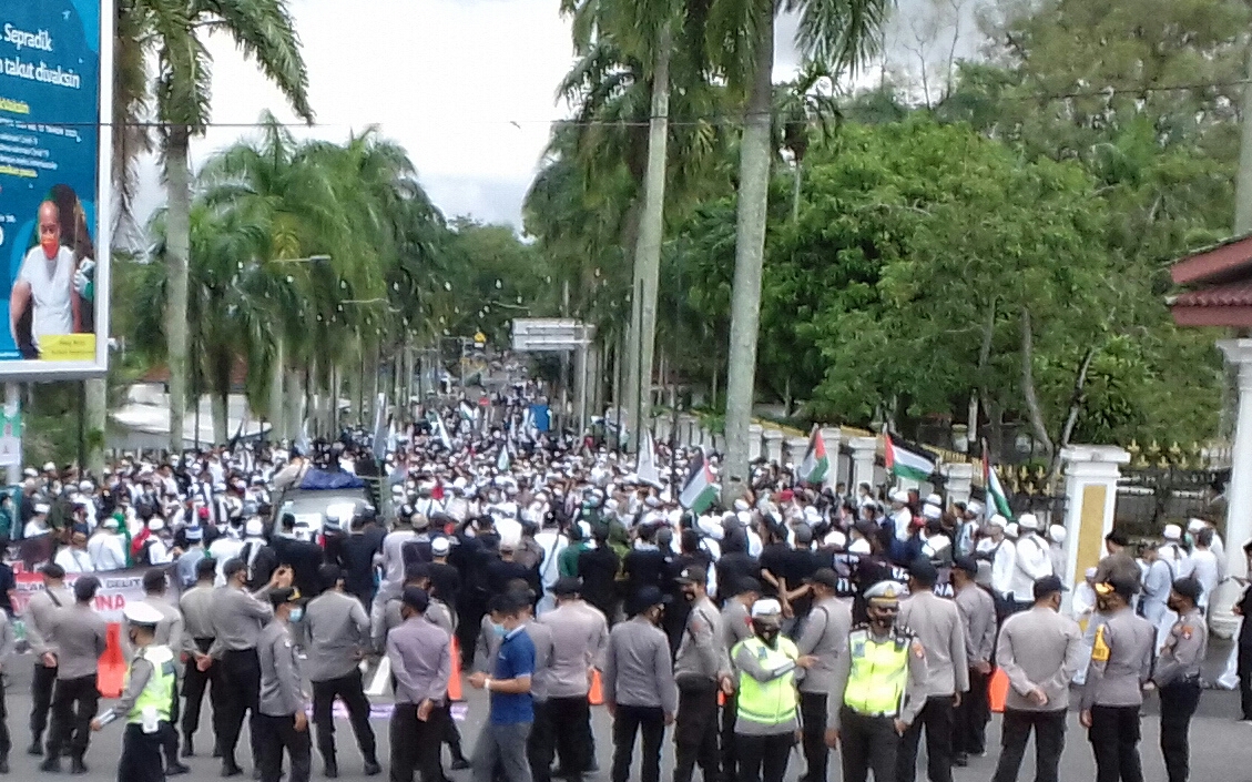 Ribuan Warga Babel Kecam Israel