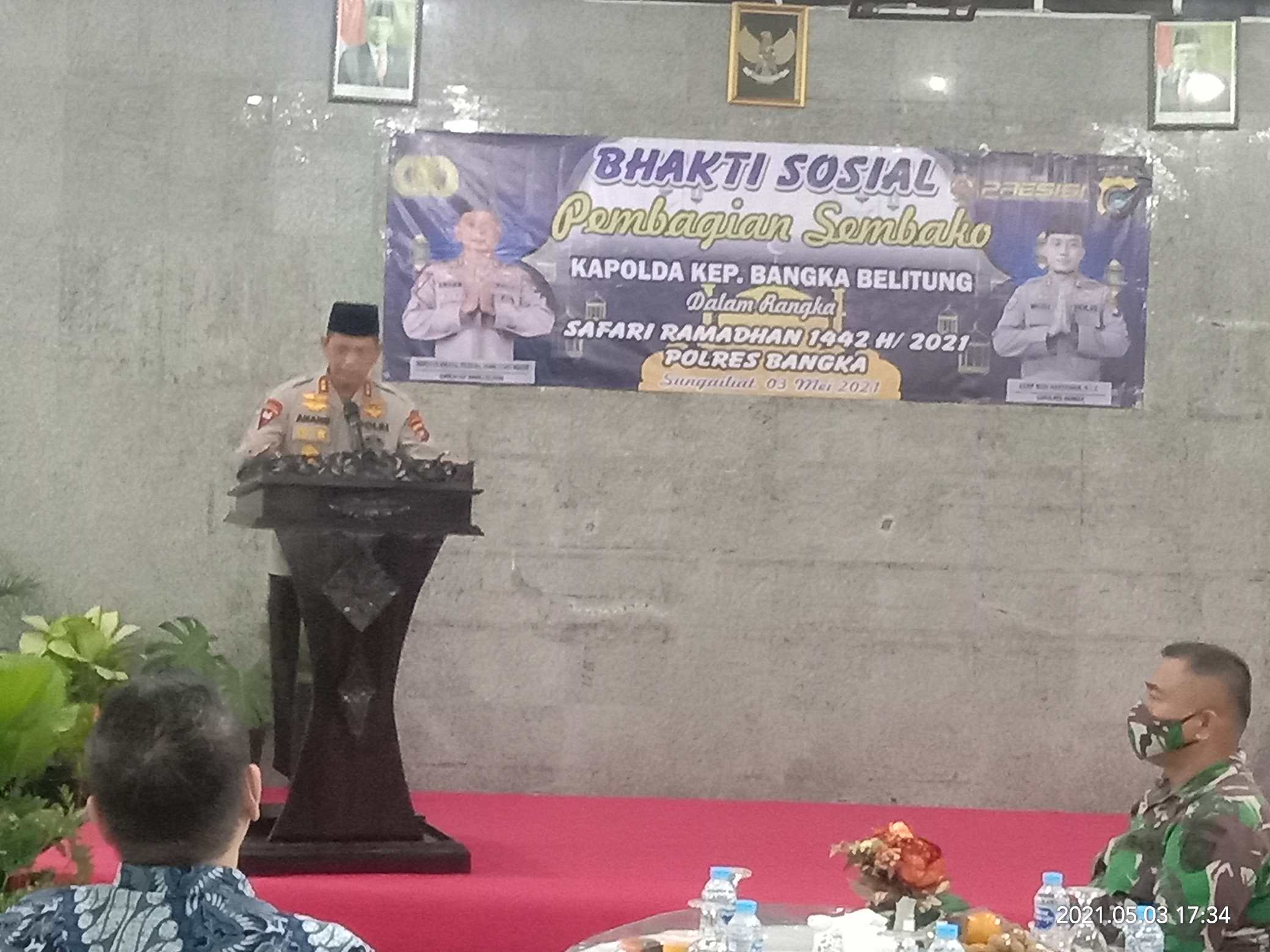 Kapolda Babel : Covid Itu Seperti Setan, Tidak Kelihatan