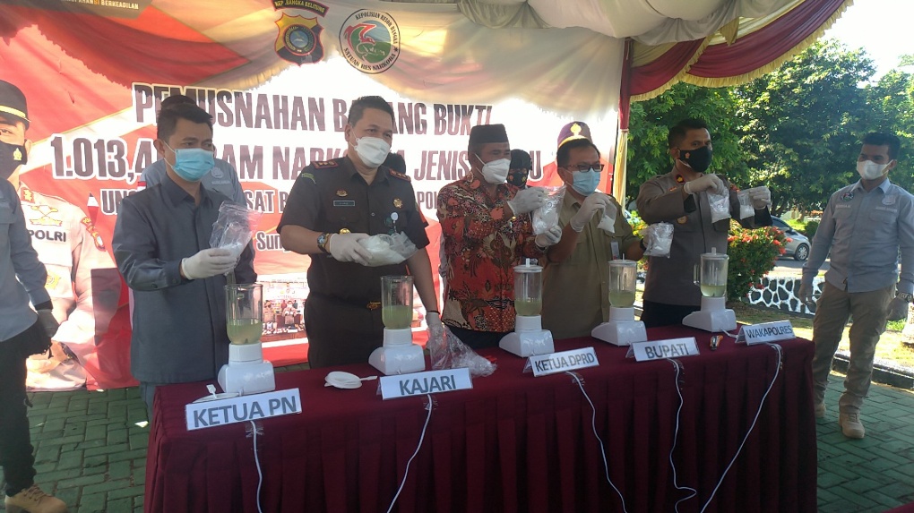 Sabu Senilai Rp 2 Miliar di Blender