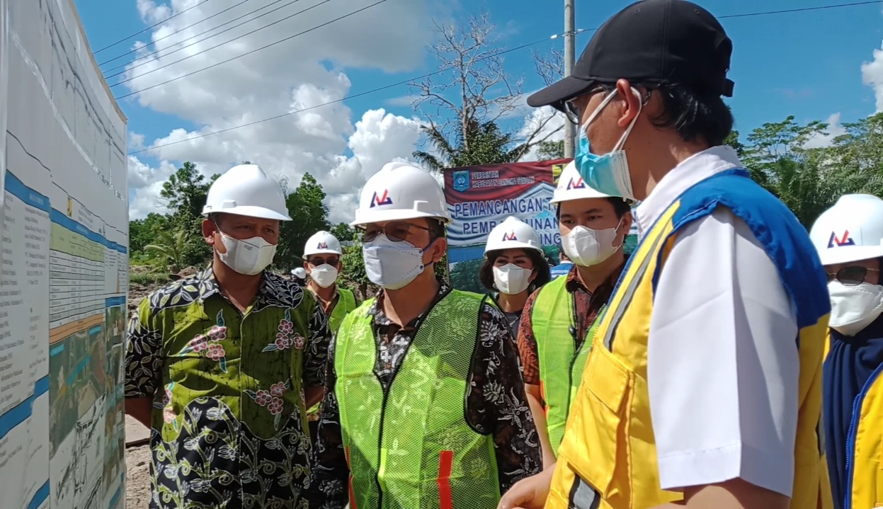 Jembatan Terpanjang di Babel Mulai Dibangun