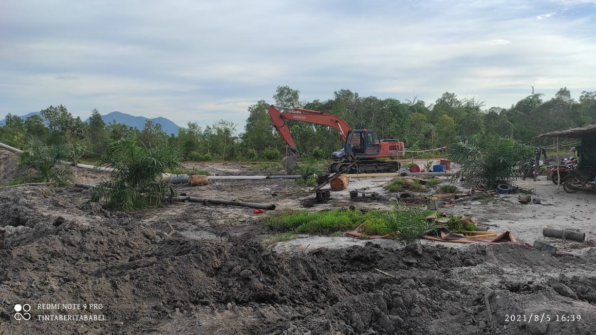 Tambang Milik Pelaku Usaha YN, Diduga Rambah Hutan Produksi