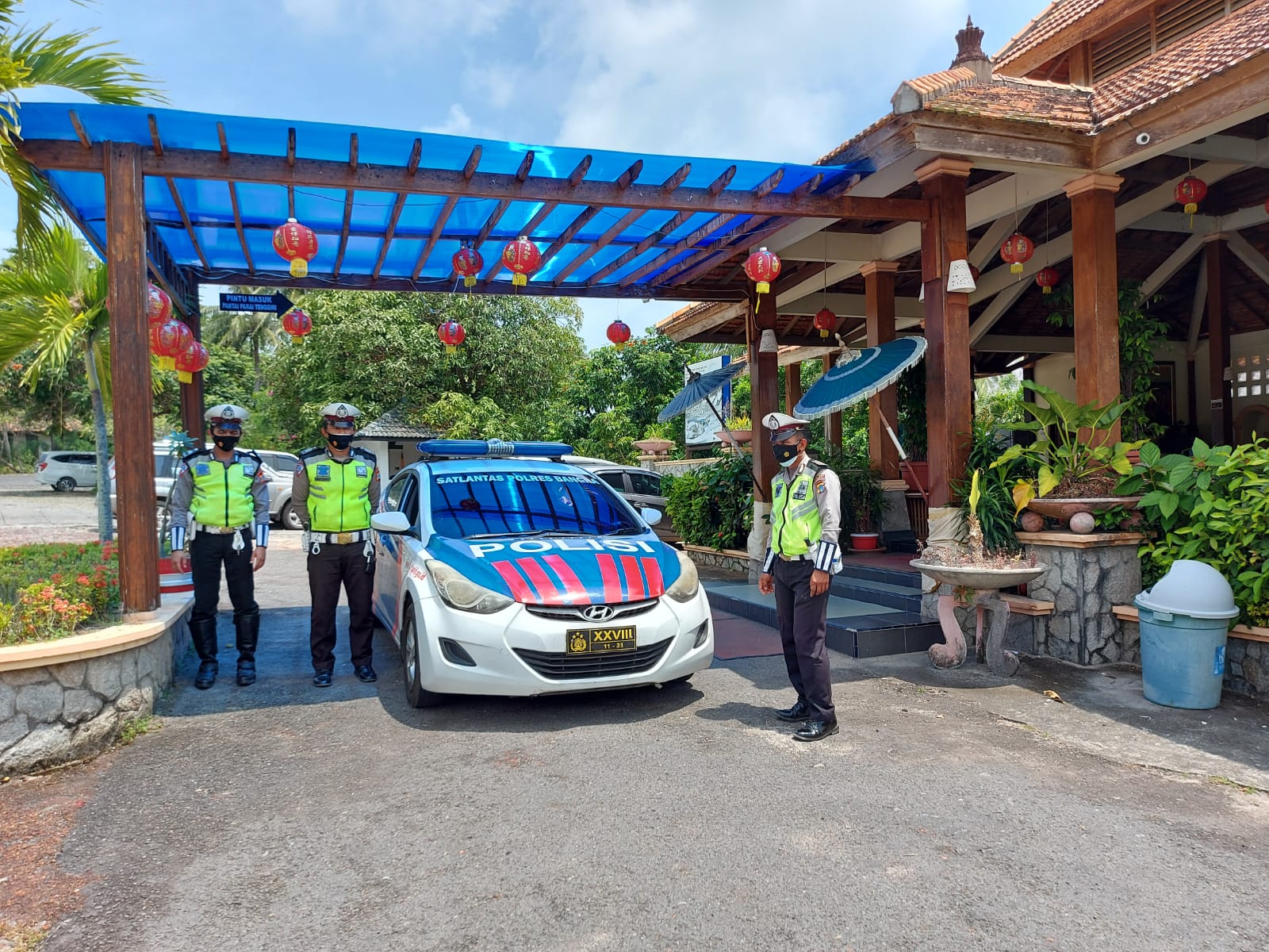 Empat Pantai Disungailiat, Menjadi Target Patroli Sat Lantas Polres Bangka