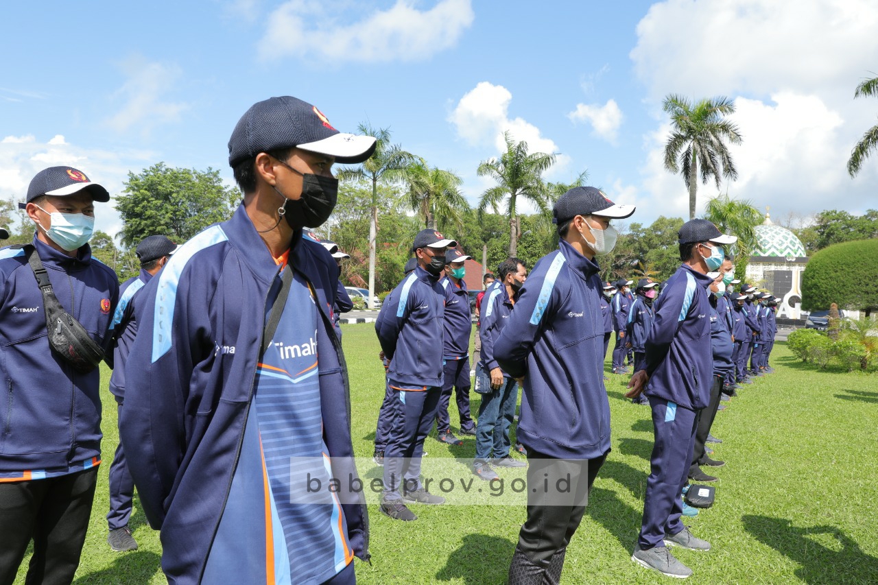 Lepas Kontingen ke PON XX Papua, Erzaldi Harapkan Babel Juara