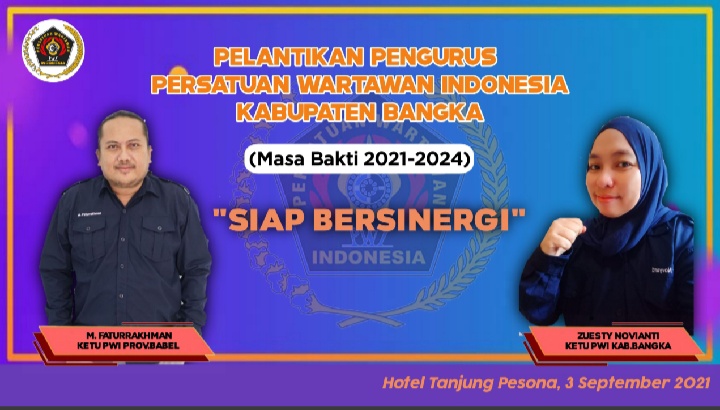 Besok Pengurus PWI Kabupaten Bangka Dilantik !