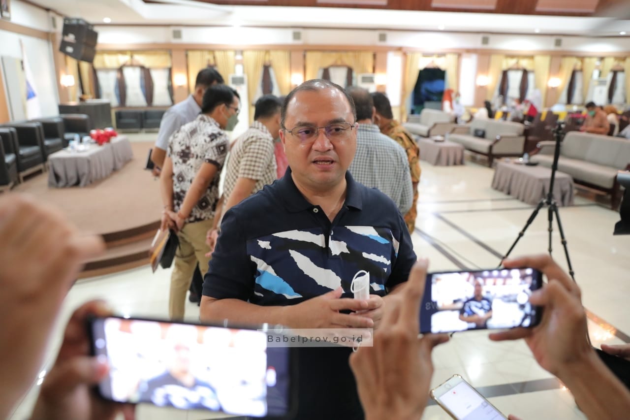 Erzaldi Bungkam Terkait Program Jahe Merah di Bangka Tengah