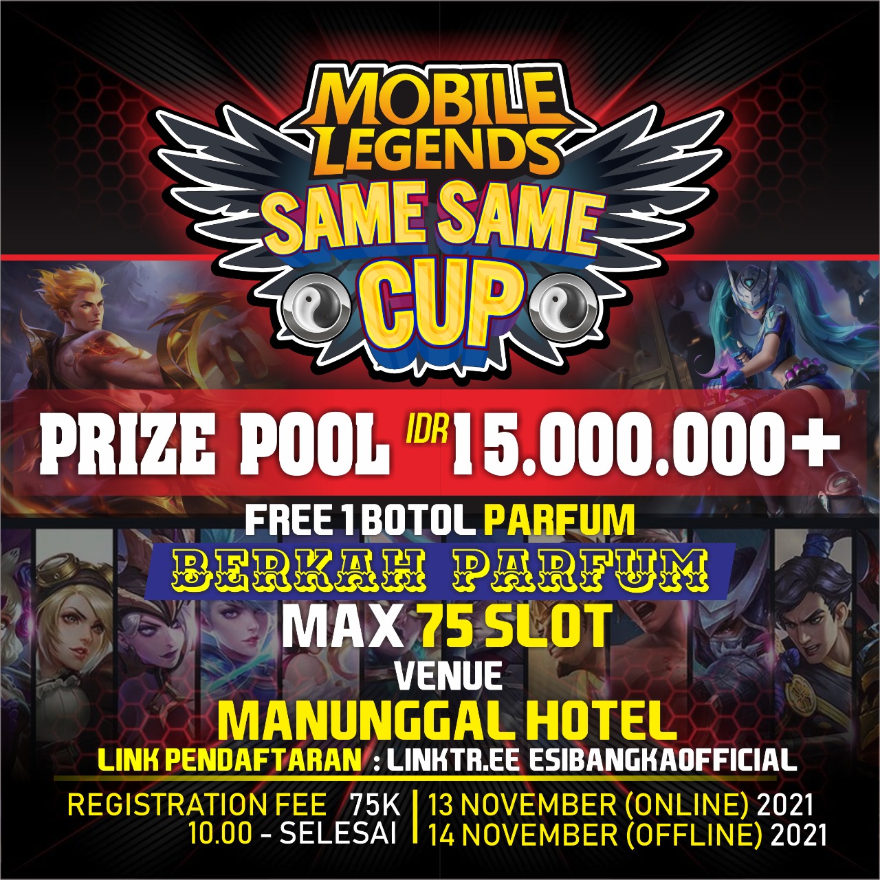 Gandeng Same Same, ESI Bangka Siapkan Rp 15 Juta