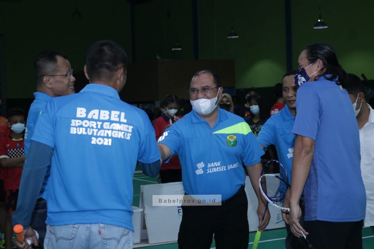 Kejuaraan Babel Sport Games 2021 Resmi Dibuka