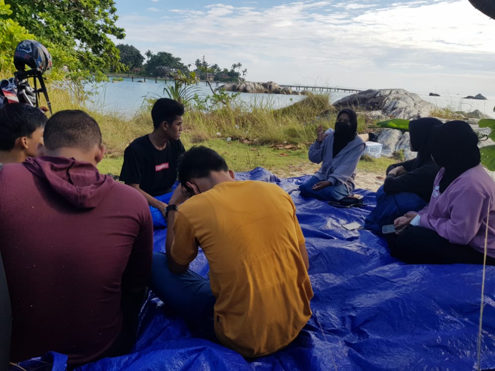 Milad Muhammadiyah, IPM Bangka Gelar Tadabbur di Pinggir Pantai