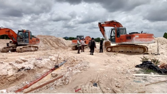 Perkara Amuk Tahap Dua, Kejari Bangka Terima Satu Unit Excavator