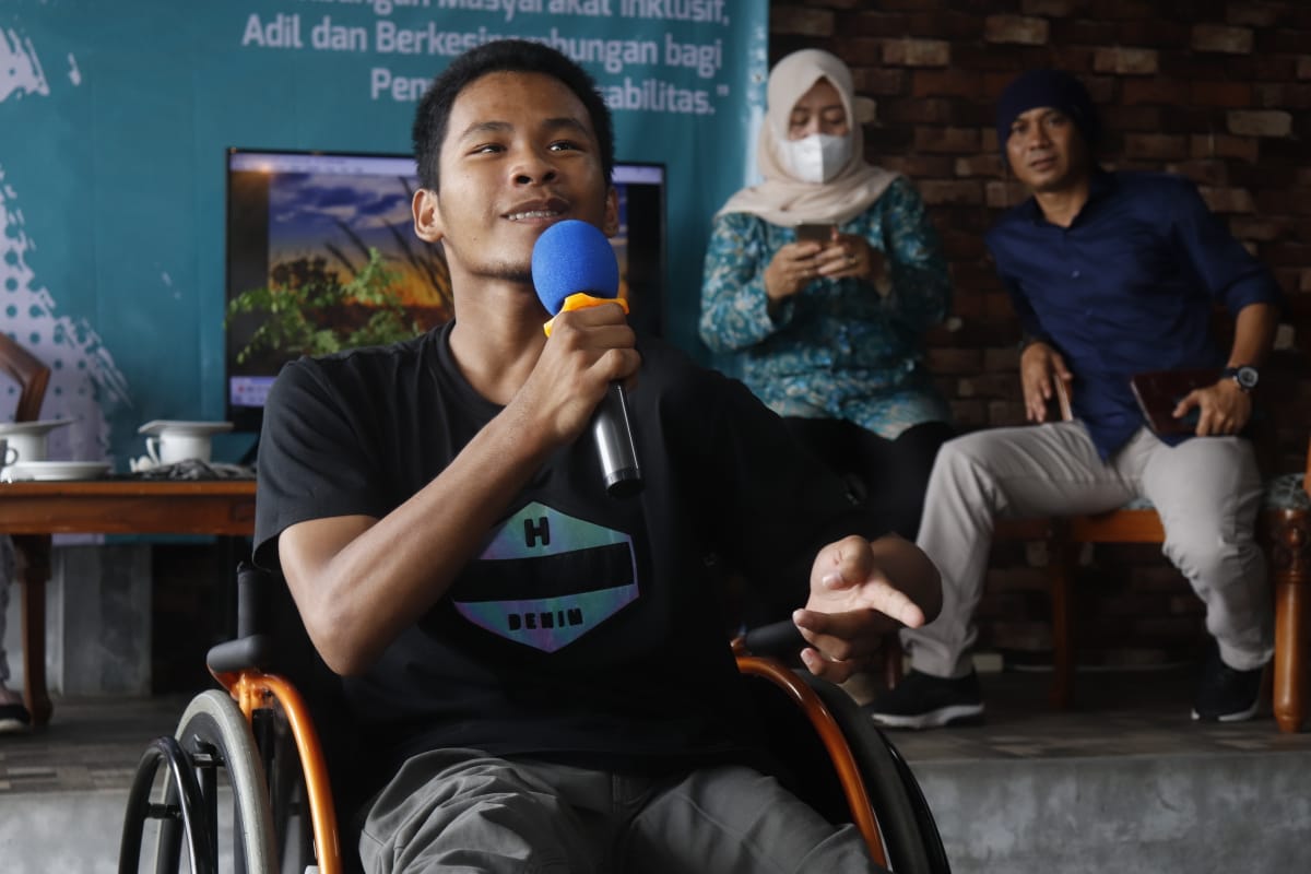 Erzaldi Harapkan Penyandang Disabilitas Mampu Tingkatkan Kreativitas
