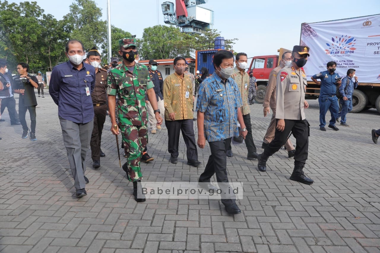 Pemprov Babel Lepas Ekspor Komoditas Pertanian Senilai Rp 123,5 Milyar