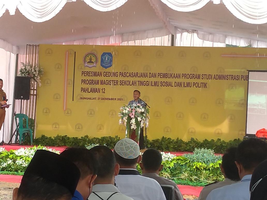 Baru Dibuka, Ketua DPRD Babel Langsung Daftar di Program Pascasarjana Stisipol Pahlawan 12