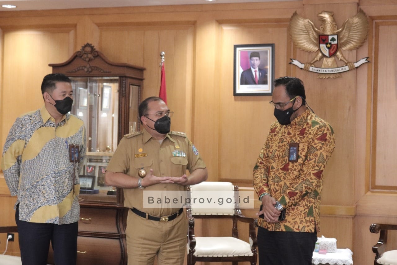 Audensi Perdana dengan Dirut PT Timah, Gubernur Singgung Soal Royalti 