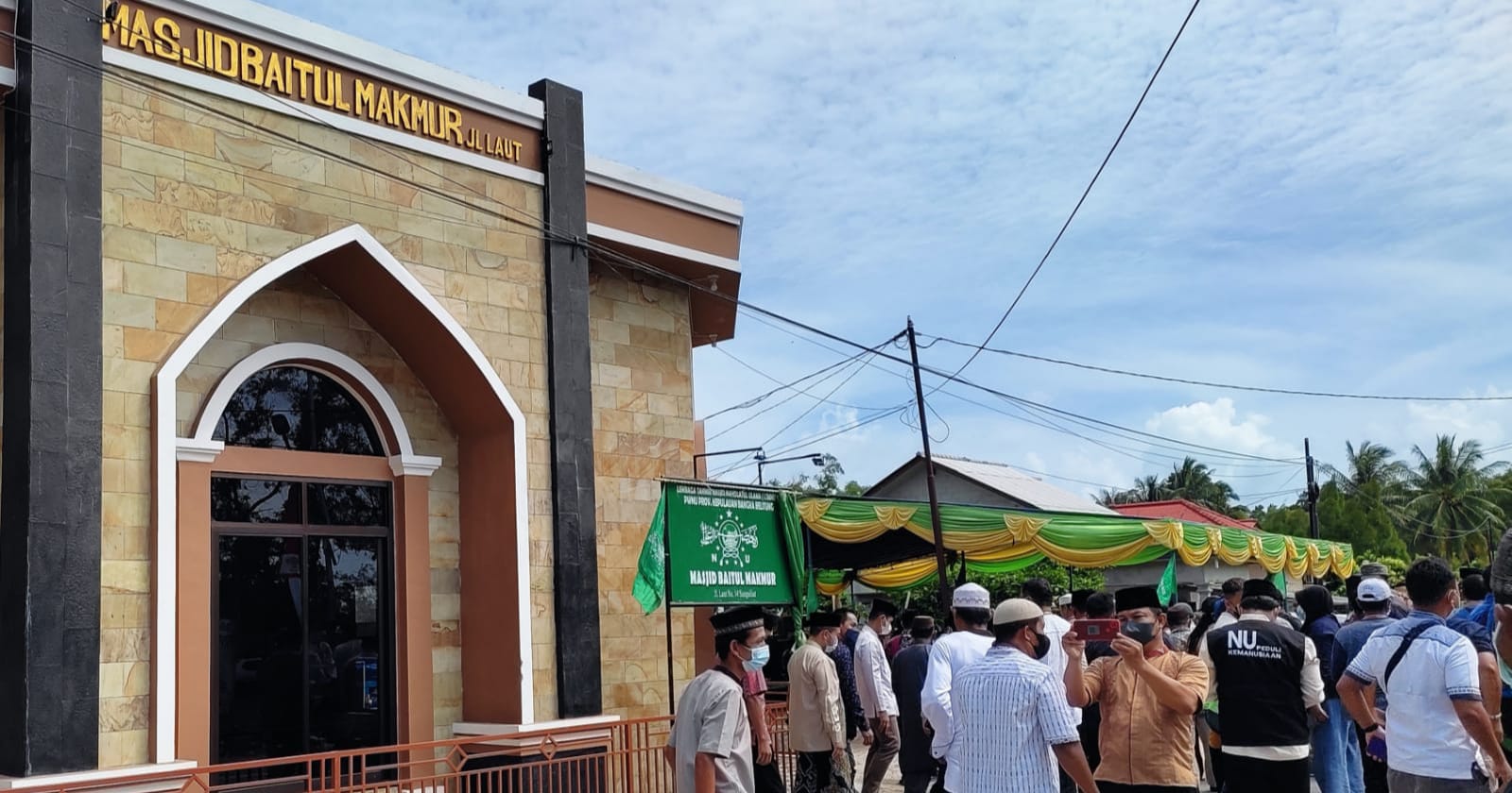 Selesai Dibangun Masjid Baitul Makmur Diresmikan
