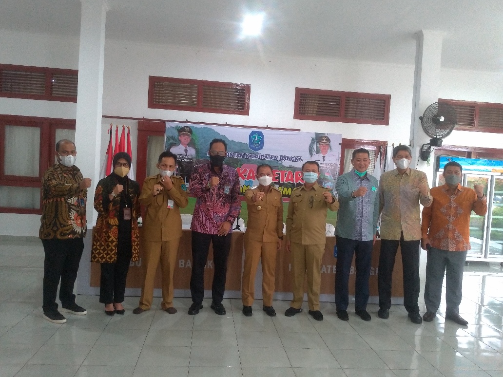 Petinggi PT Timah Serbu Rumah Dinas Bupati Bangka