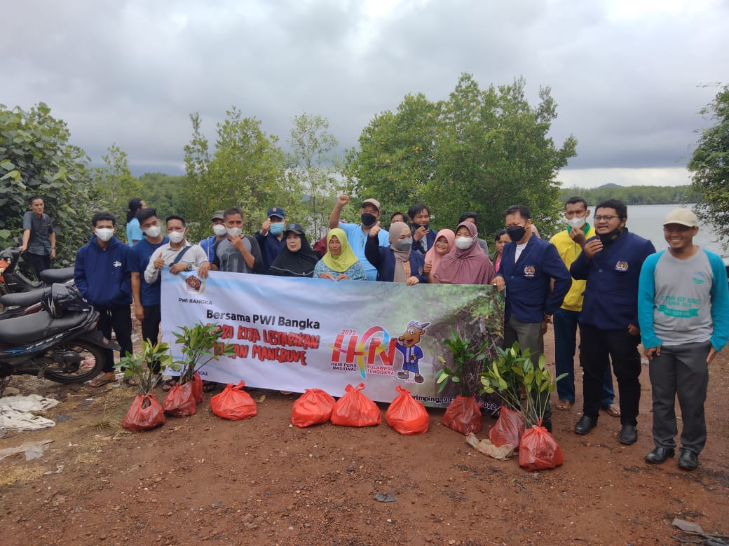Peringati HPN 2022, PWI Bangka Usung Tema Lestarikan Hutan Mangrove