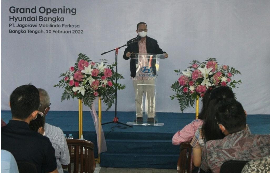 Hadir pada Peresmian Dealer Hyundai, Algafry: Kami Permudahkan Investasi