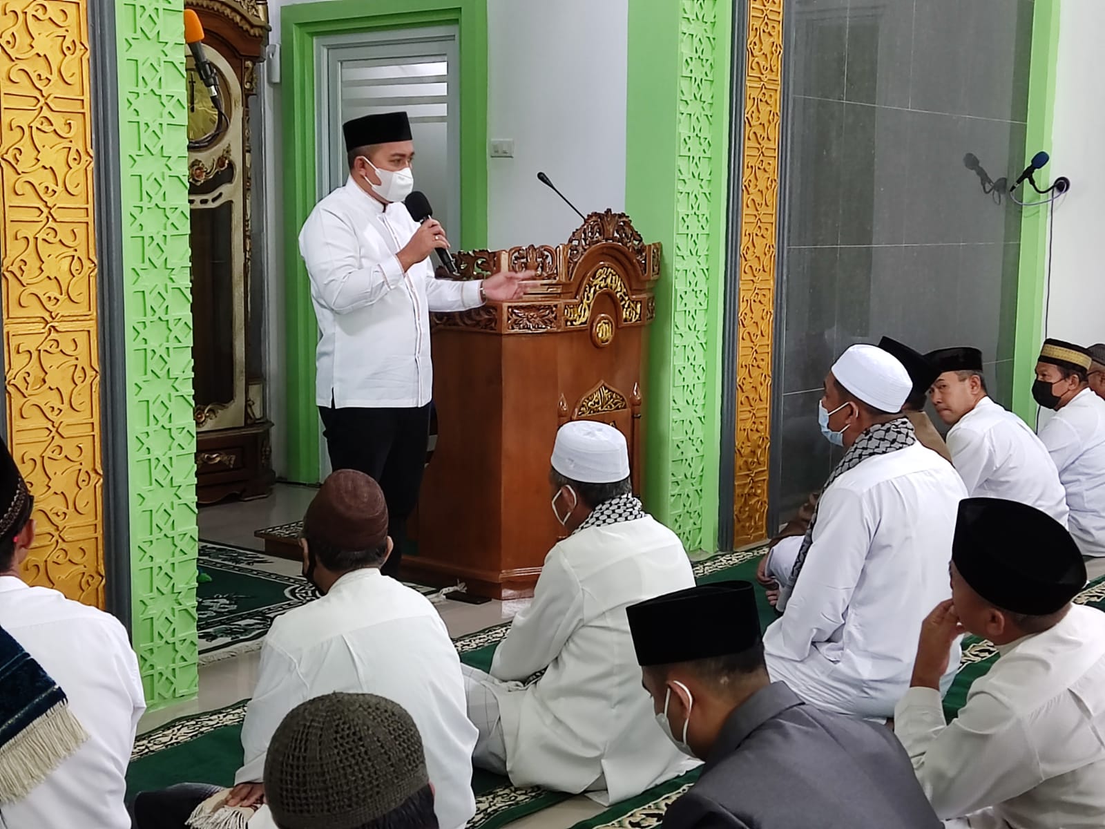 Sholat Jumat Perdana, Molen Resmikan Masjid Al-Quddus