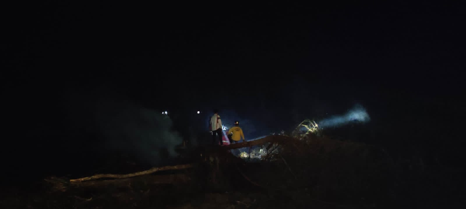 Dua Titik Lahan Kosong di Bateng Terbakar