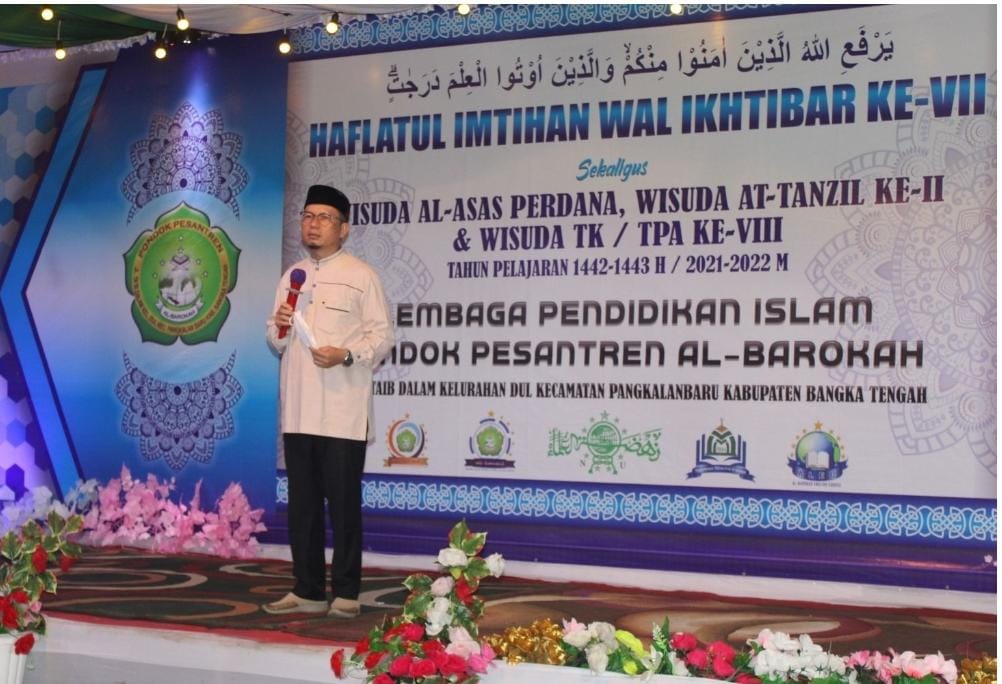 Hadiri Wisuda Pondok Pesantren Al-Barokah, Ini Pesan Algafry