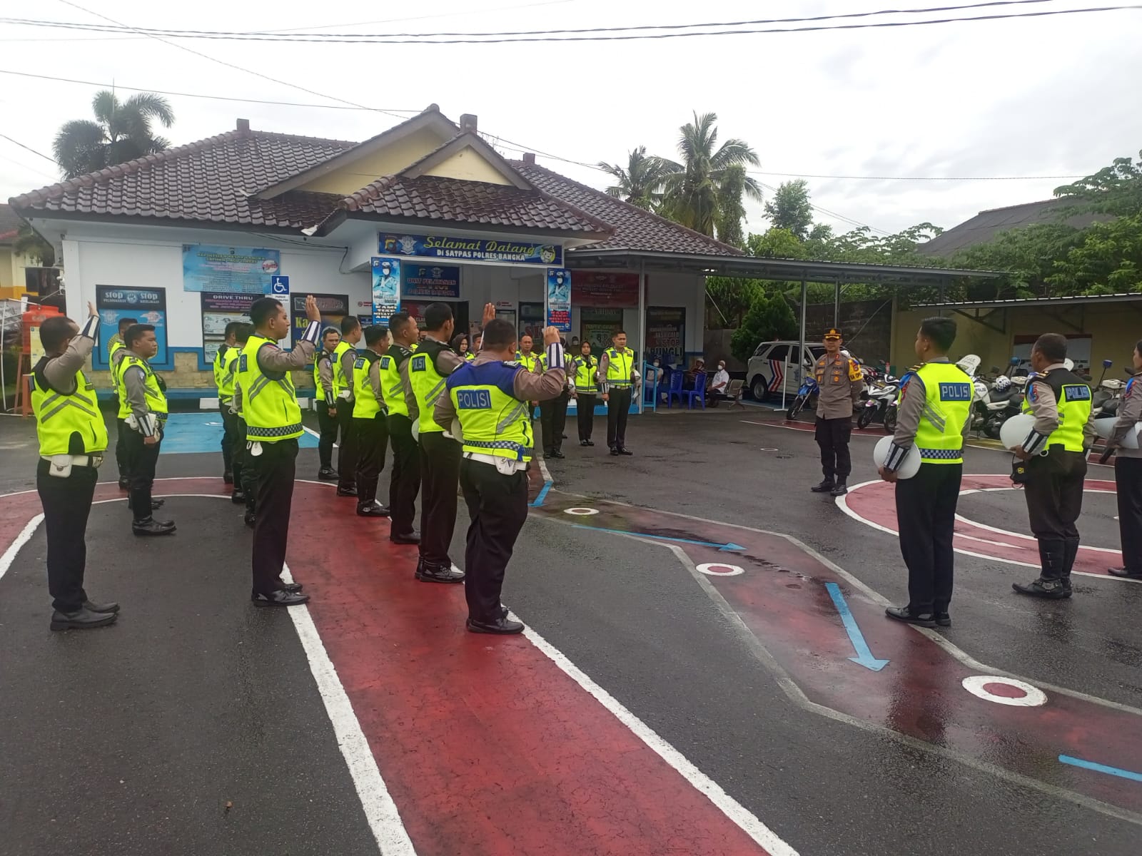 Kapolres Bangka Sampaikan Arahan Soal Lalu Lintas, Ini Penting !