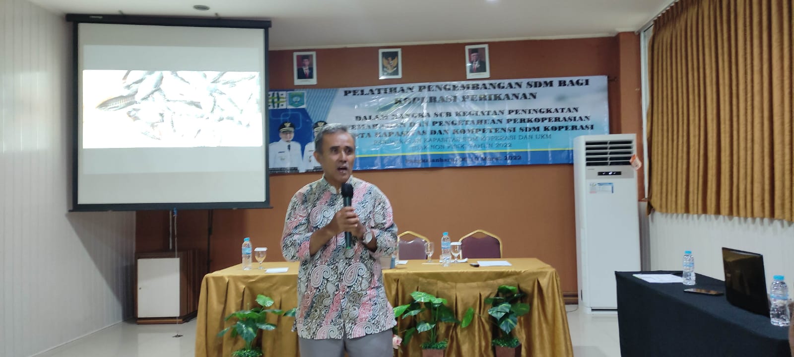 Mantan Kepala Disperindag Bateng Dihadirkan di Hari Terakhir Pelatihan Koperasi Perikanan