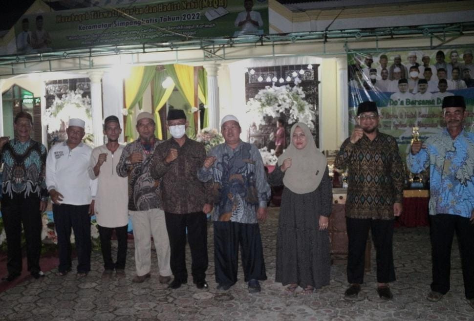 MTQH Simpang Katis Resmi Ditutup, Wahyu Harap Bisa Bentuk Karakter Generasi Islami