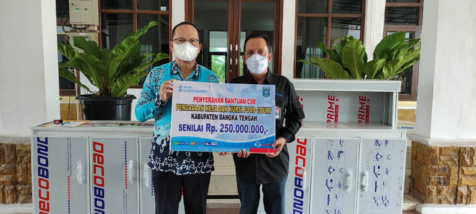 Dapat CSR dari Bank Sumsel Babel, Algafry Akan Bangun Food Court di Taman Kota Ikan Koba