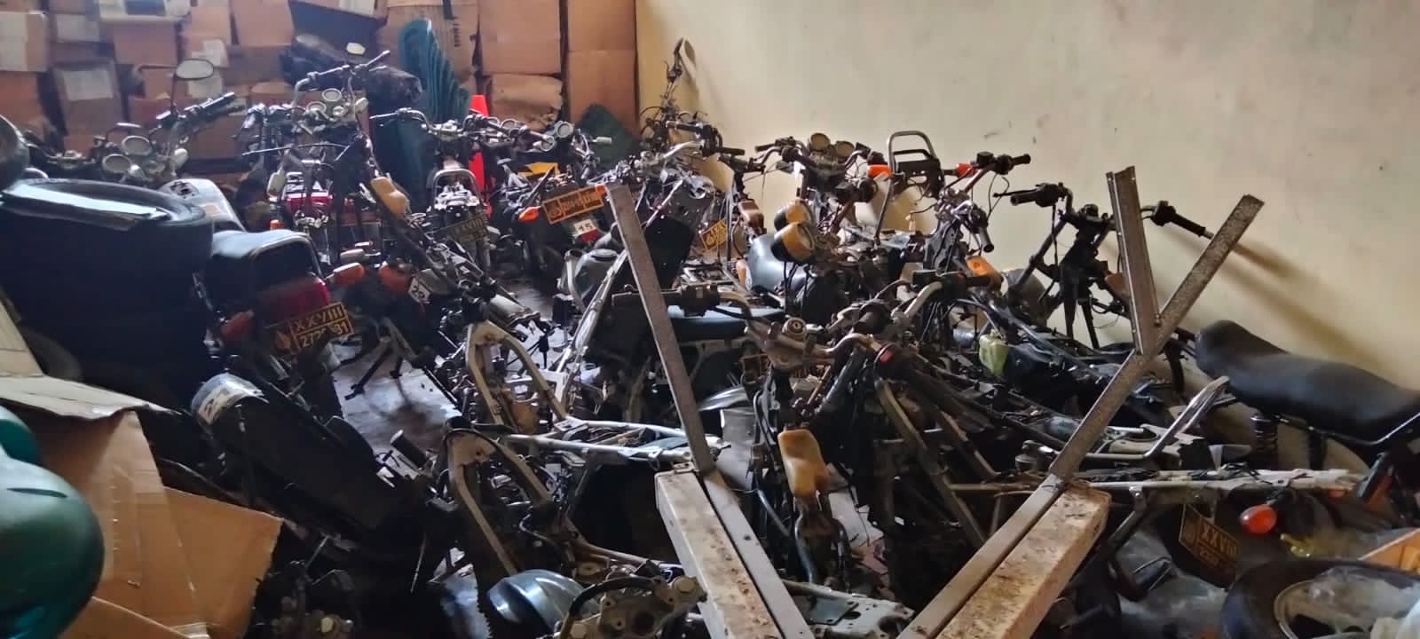 Kendaraan Eks Operasional Polres Bangka Dilelang