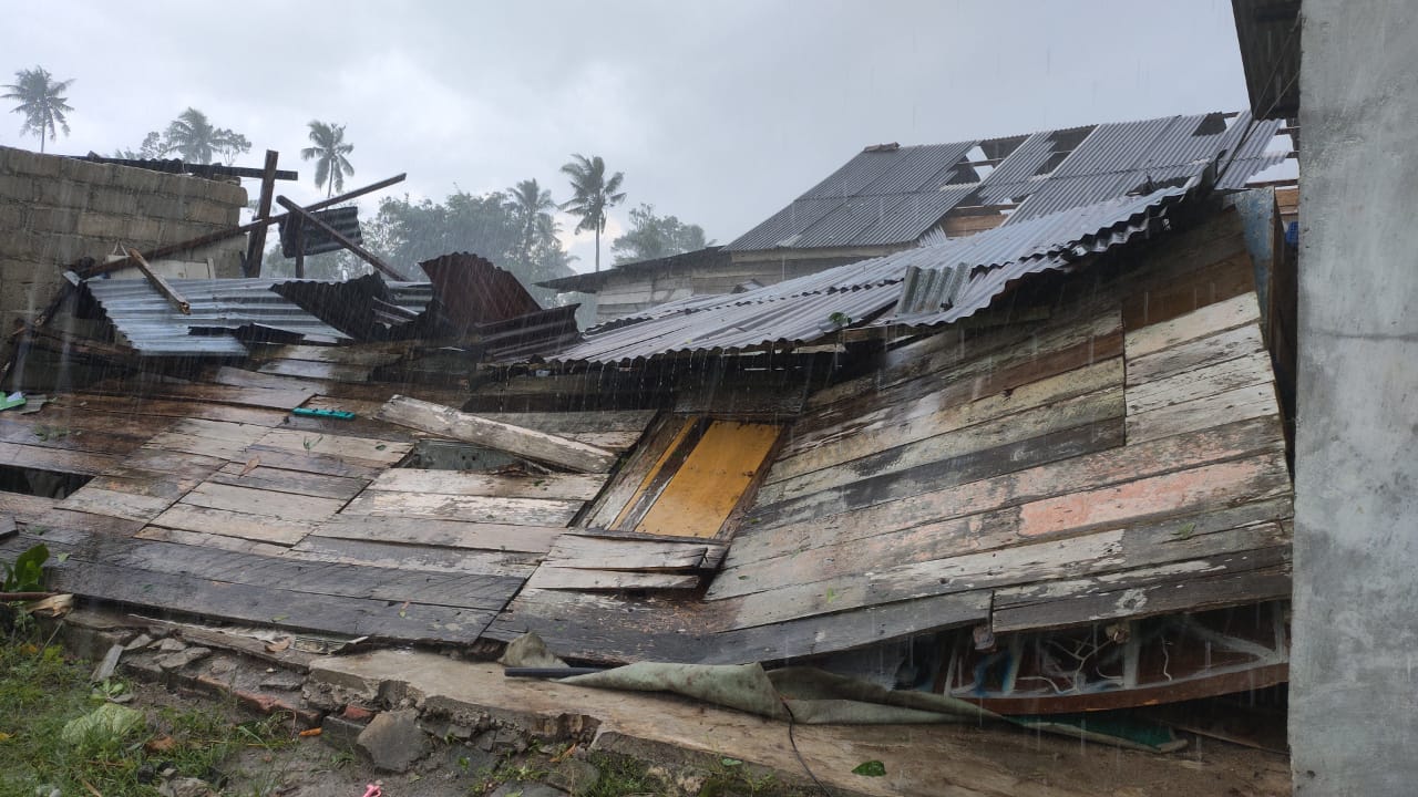 Dalam Sebulan Desa Kebintik Dua Kali Diterjang Puting Beliung, BPBD Bateng: Ini Terparah