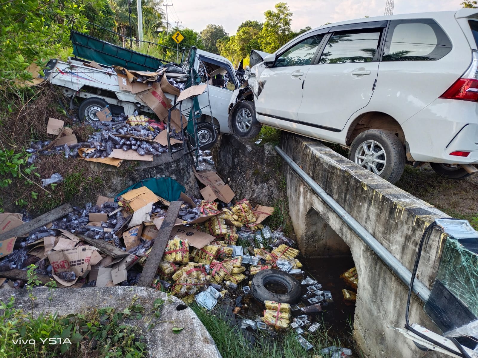 Ditabrak Minibus di Pal 4 Kurau, Kernet Pikup Terpental Keluar dan Meninggal Ditempat