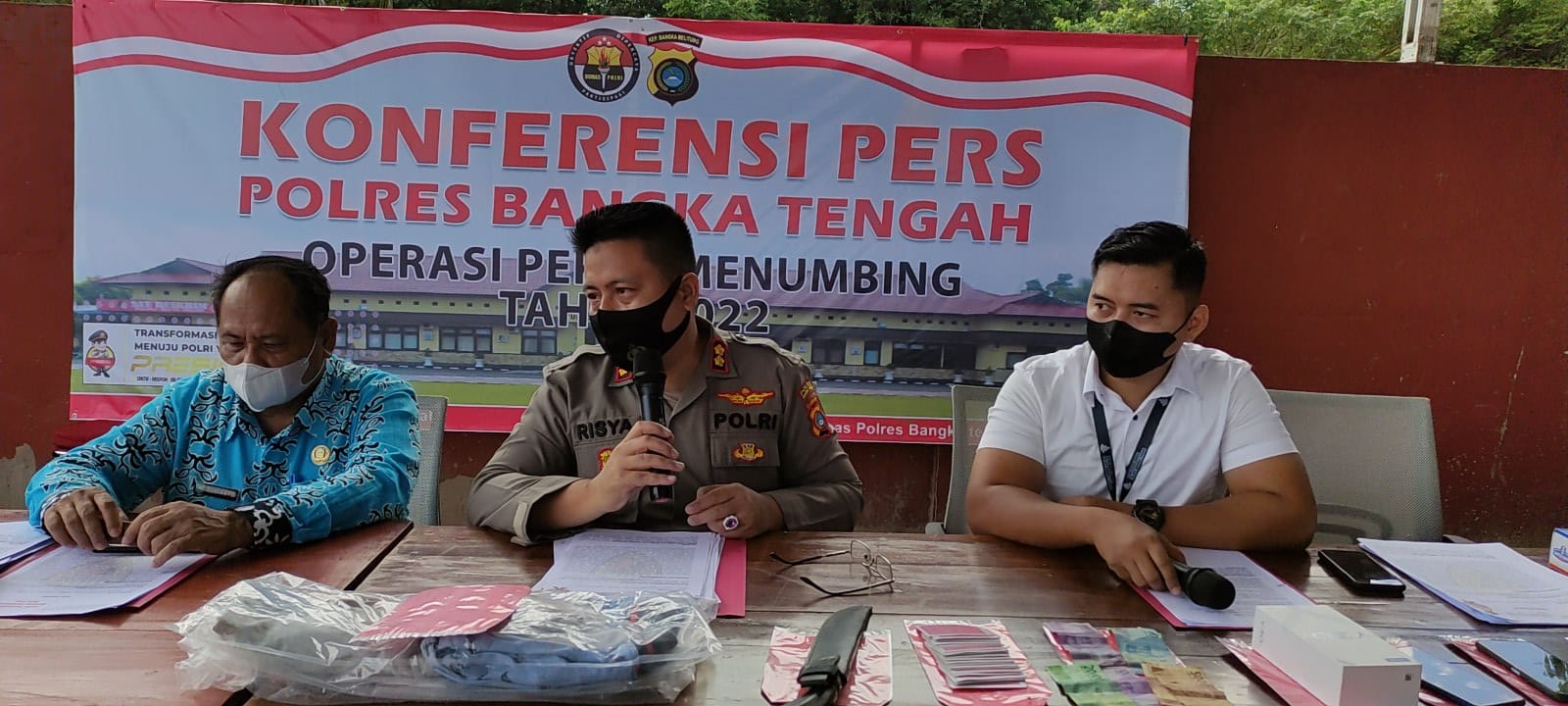 Polres Bangka Tengah Ungkap Prostitusi Online di Koba