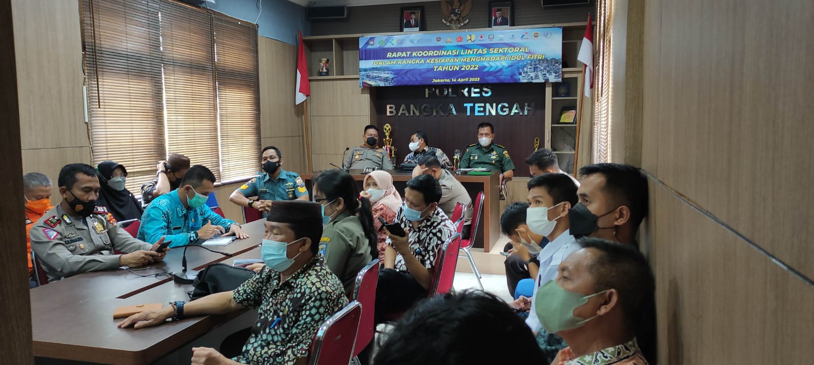 Jelang Idul Fitri, Polres Bateng Gelar Rakor Lintas Sektoral